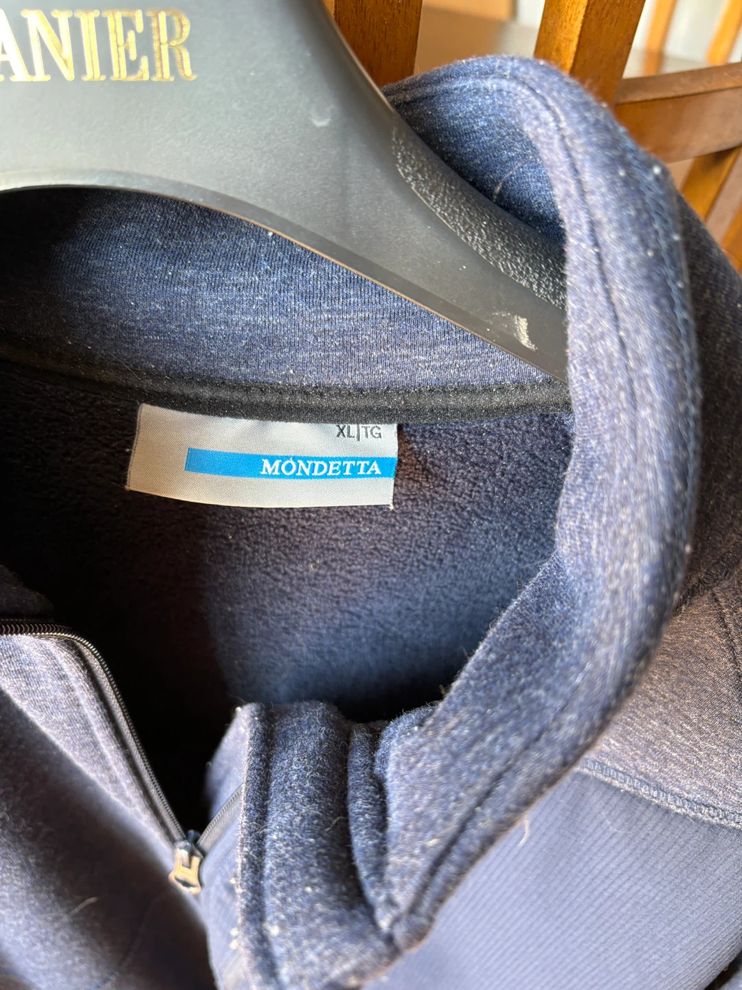 Mondetta Men's Blue Fleece Zip-Up Jacket - XL - photo 2