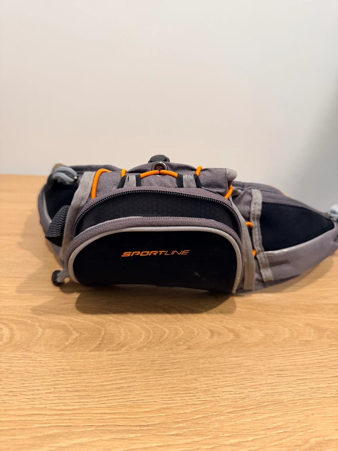 Sportline Fanny Pack Waist Bag Grey Orange