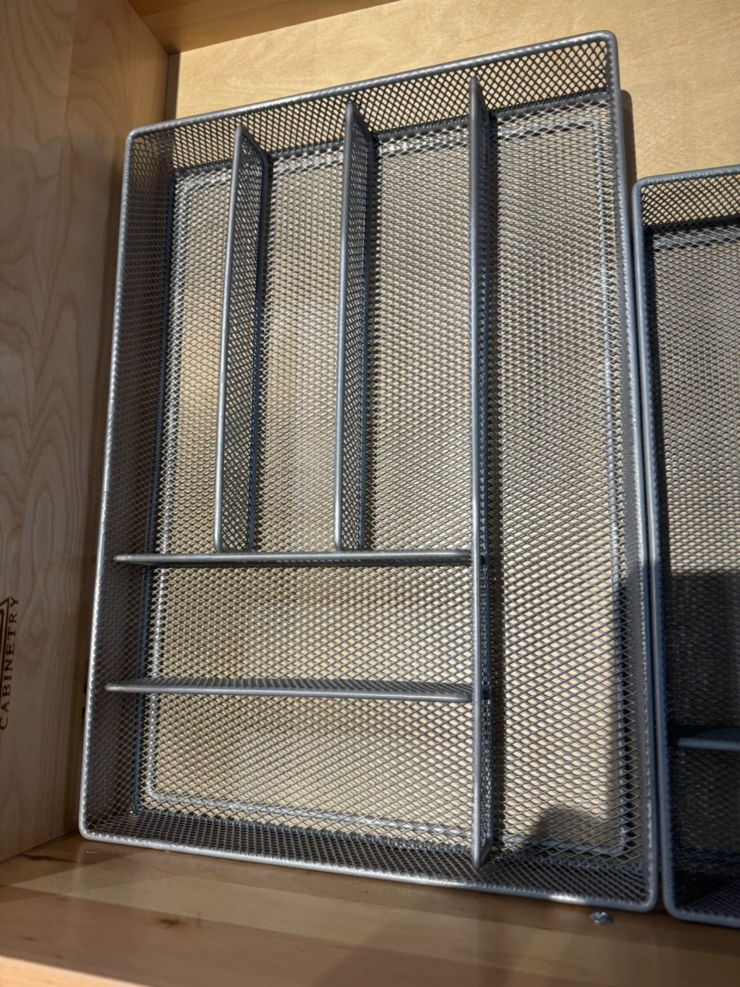 Metal Mesh Cutlery Organizer Trays - photo 3