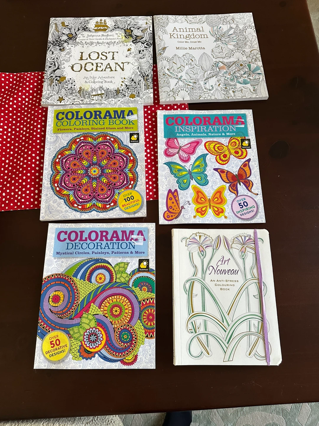 Lot of 6 Adult Coloring Books - photo 4