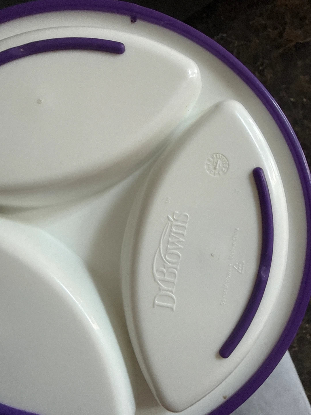 Dr brown Divided Plate with munchin Spoon Set - photo 2