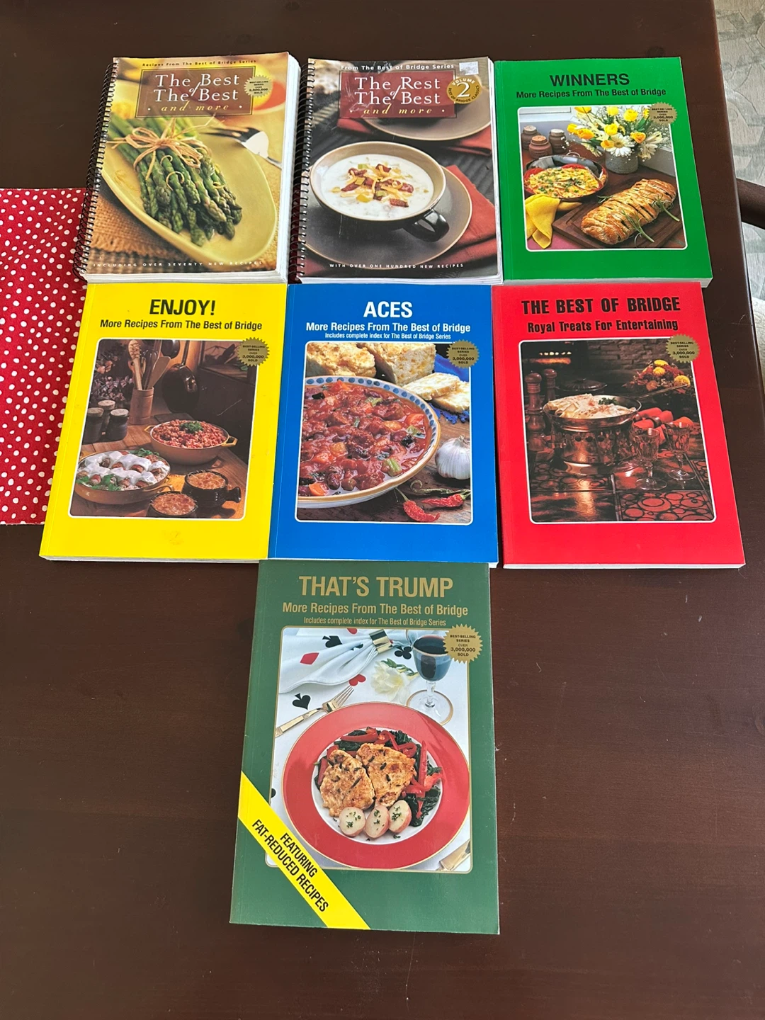 The Best of Bridge Recipe Books Set of 7 Books
