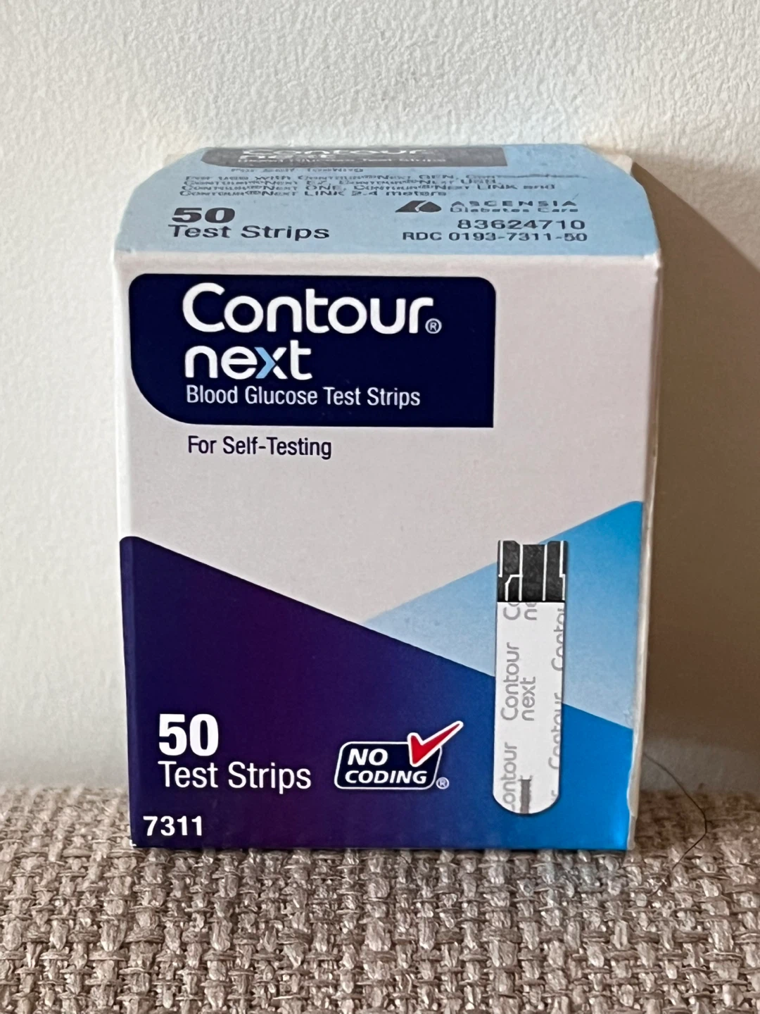 Contour Next Blood Glucose Test Strips - 50 Count