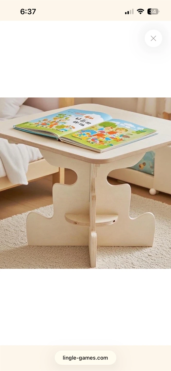 Wooden Kids Activity Table - photo 2