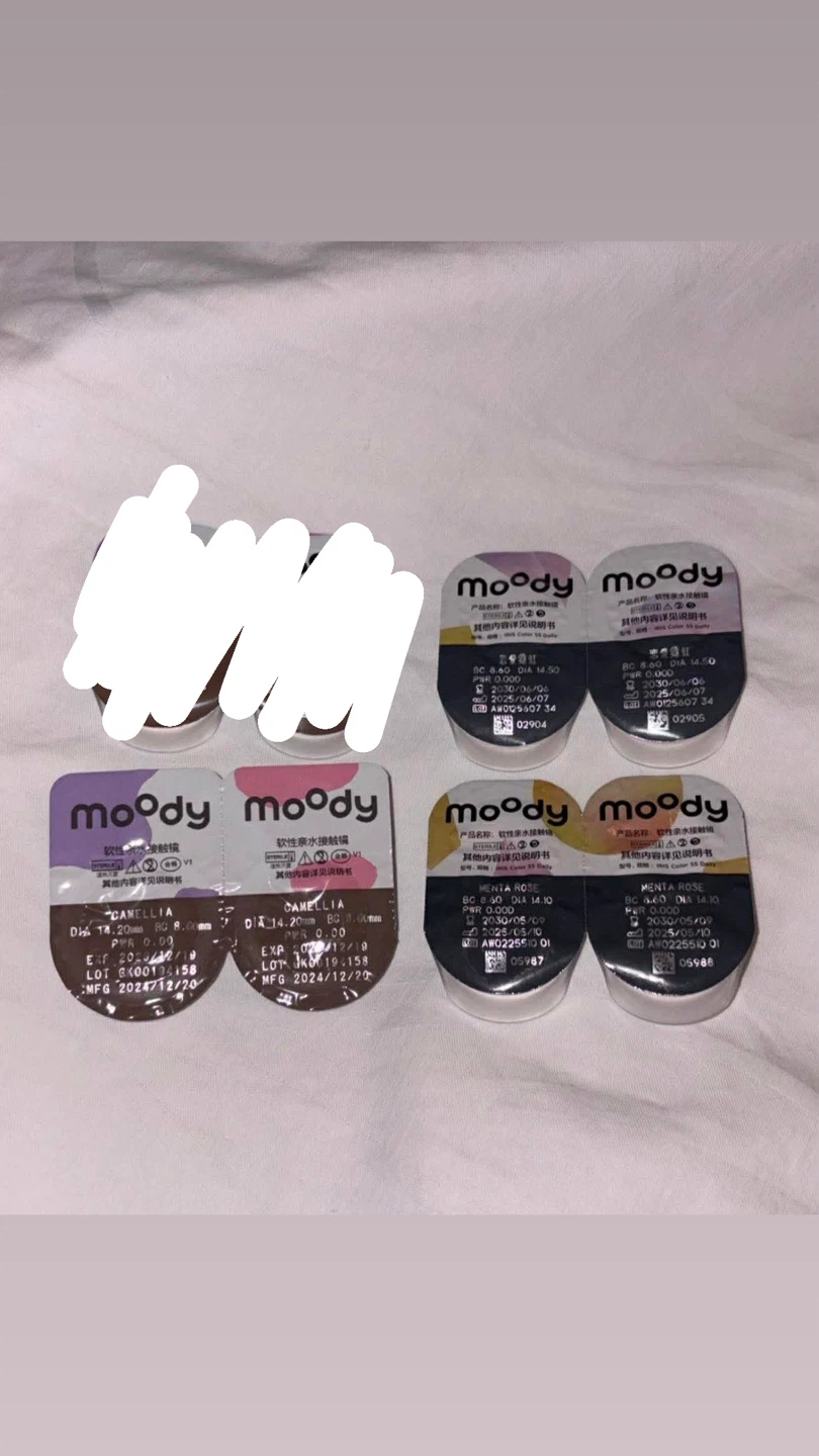 Moody Daily Contact Lenses Set $20@ALL