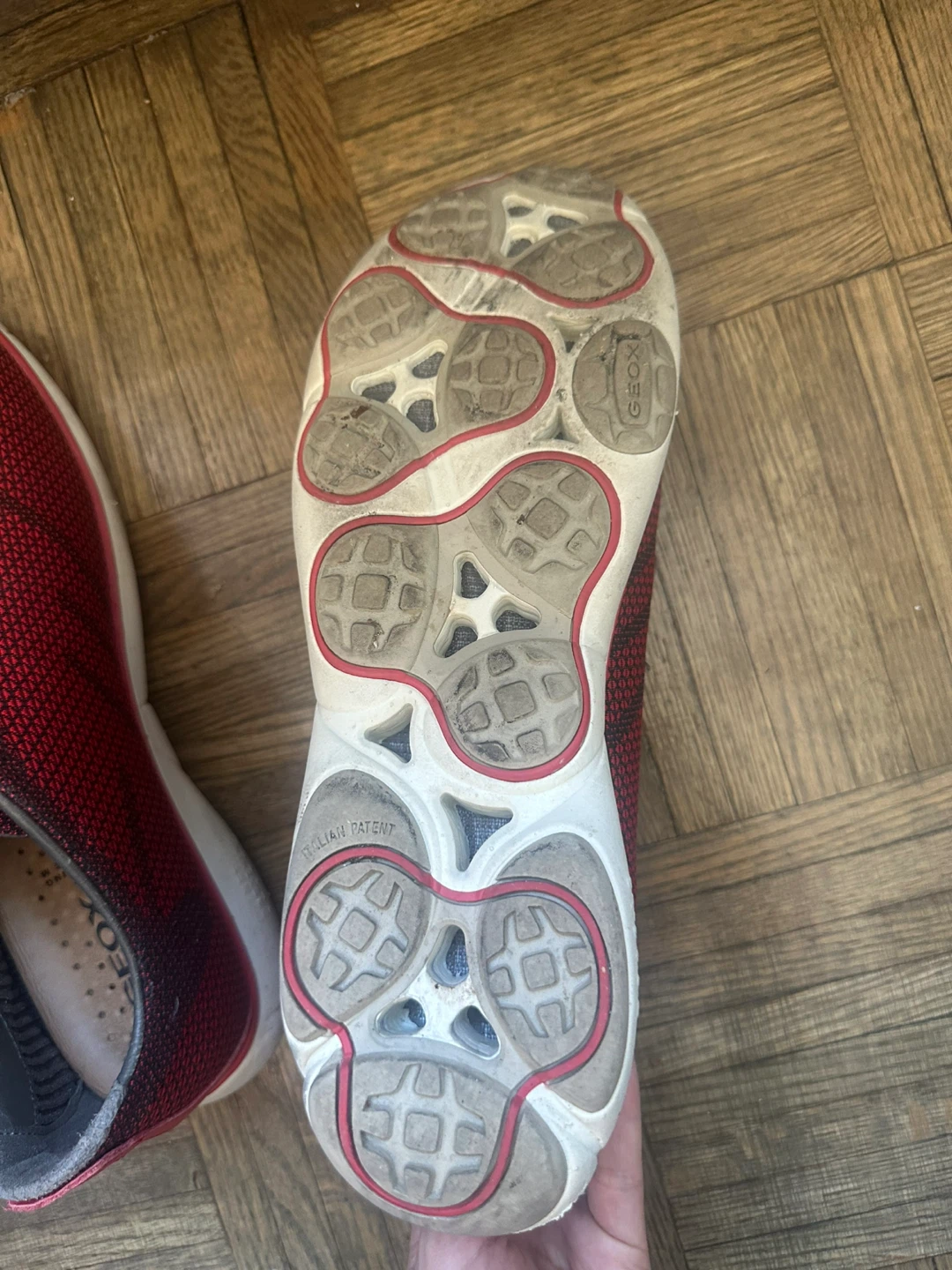 Geox Red Mesh Sneakers - photo 3