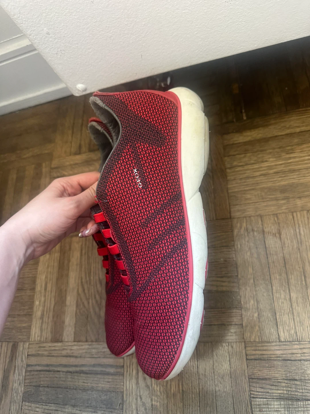 Geox Red Mesh Sneakers - photo 5