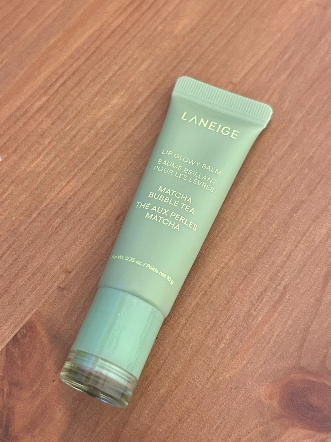 Limited edition laneige matcha bubble tea balm