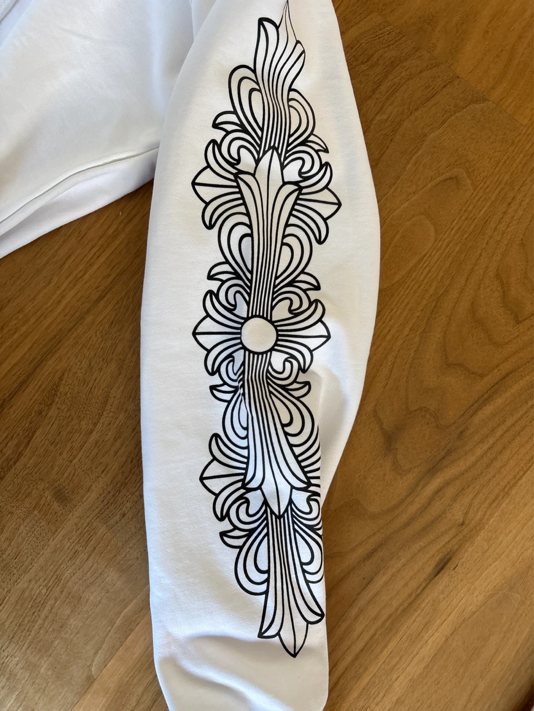 Chrome Hearts White Zip-Up Hoodie - photo 2
