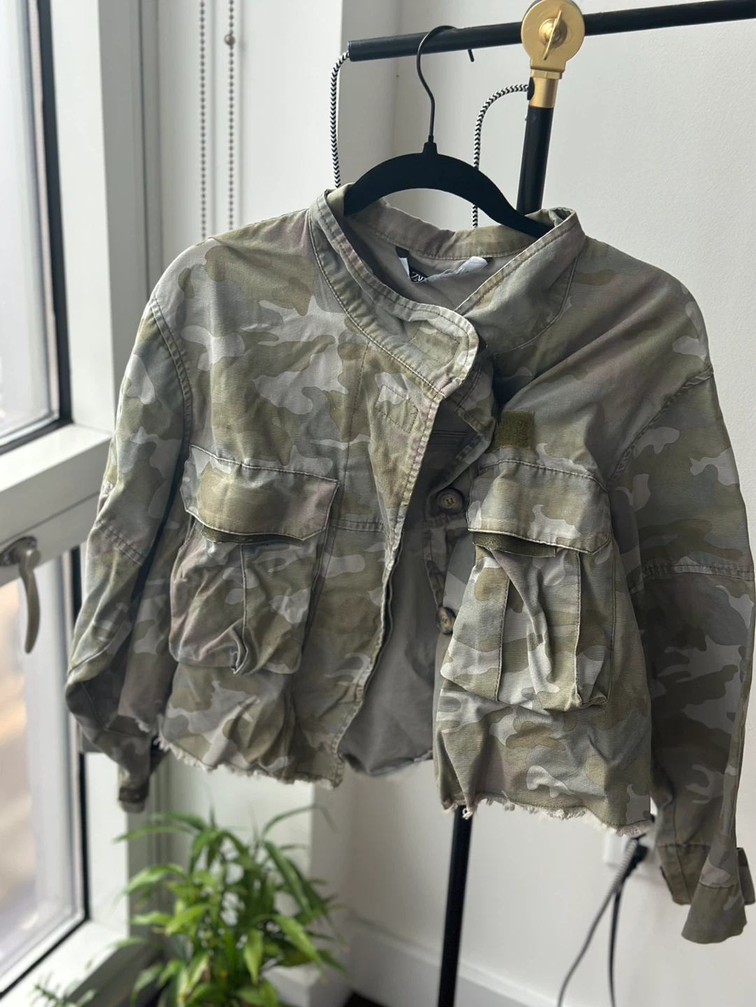 Zara Camo Utility Jacket