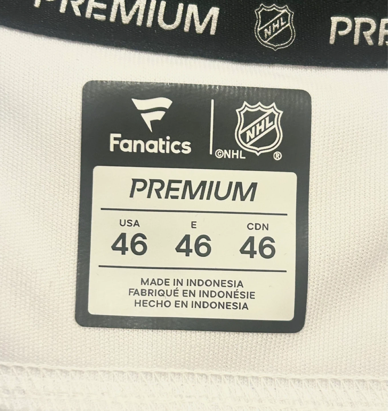 Vancouver Canucks Fanatics Premium Hockey Jersey Size 46 - photo 3