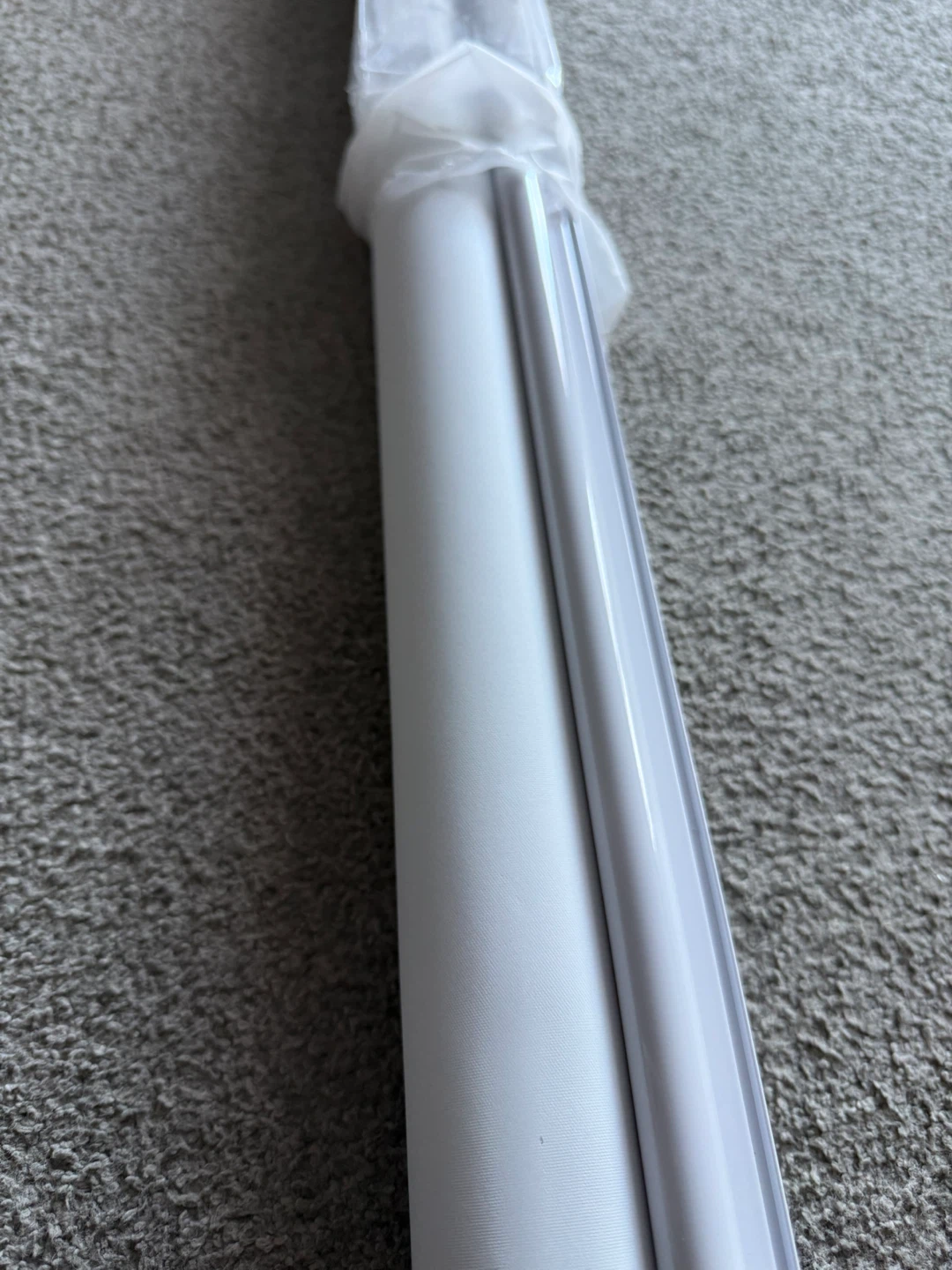NEW White Cordless Blackout Zebra Blind, 65”Wx72”H - photo 3