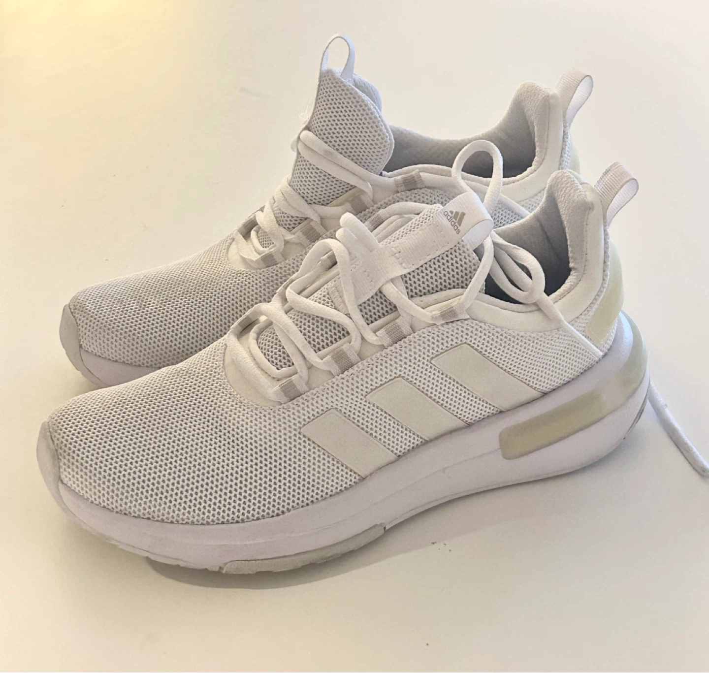 Adidas White Running Shoes