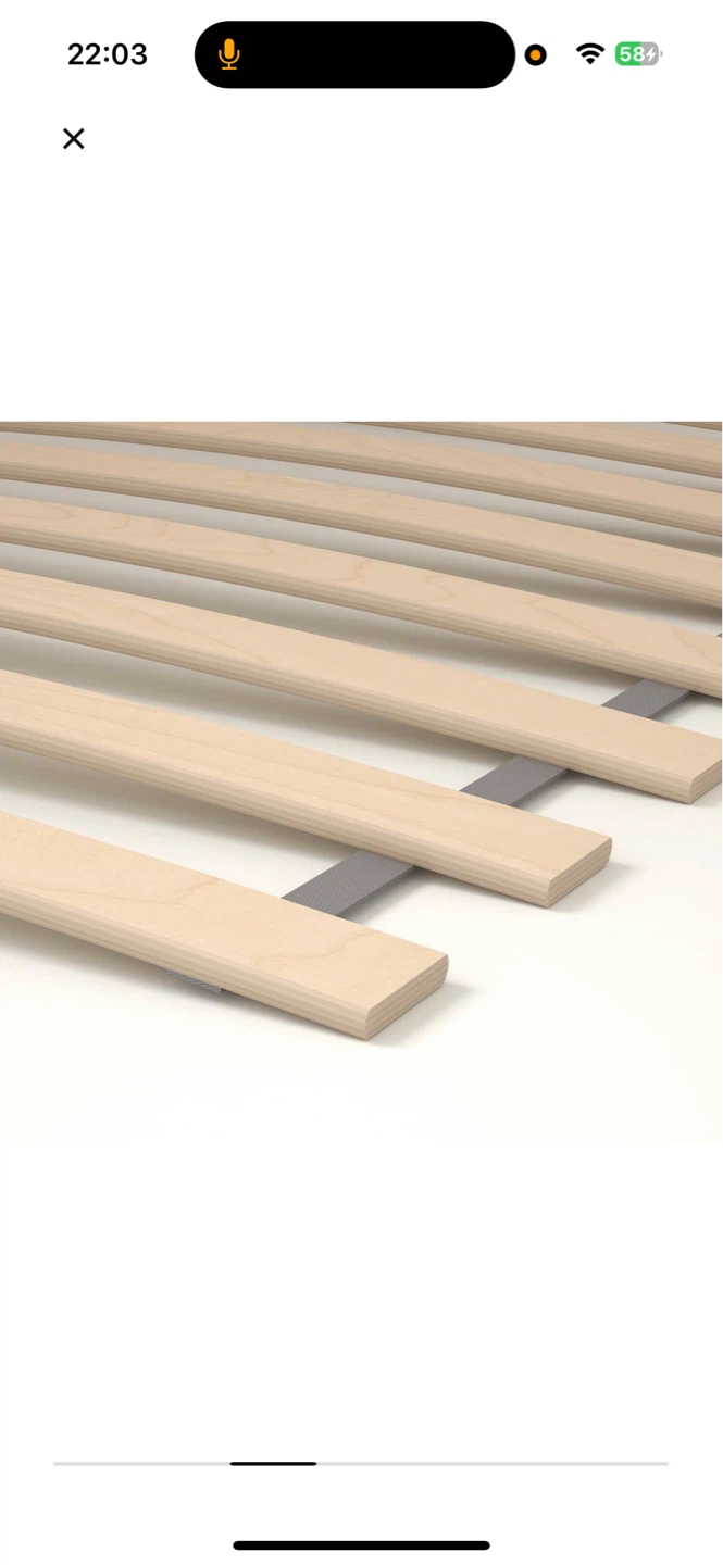 IKEA Single Bed With Mattress - Pine Wood - photo 2