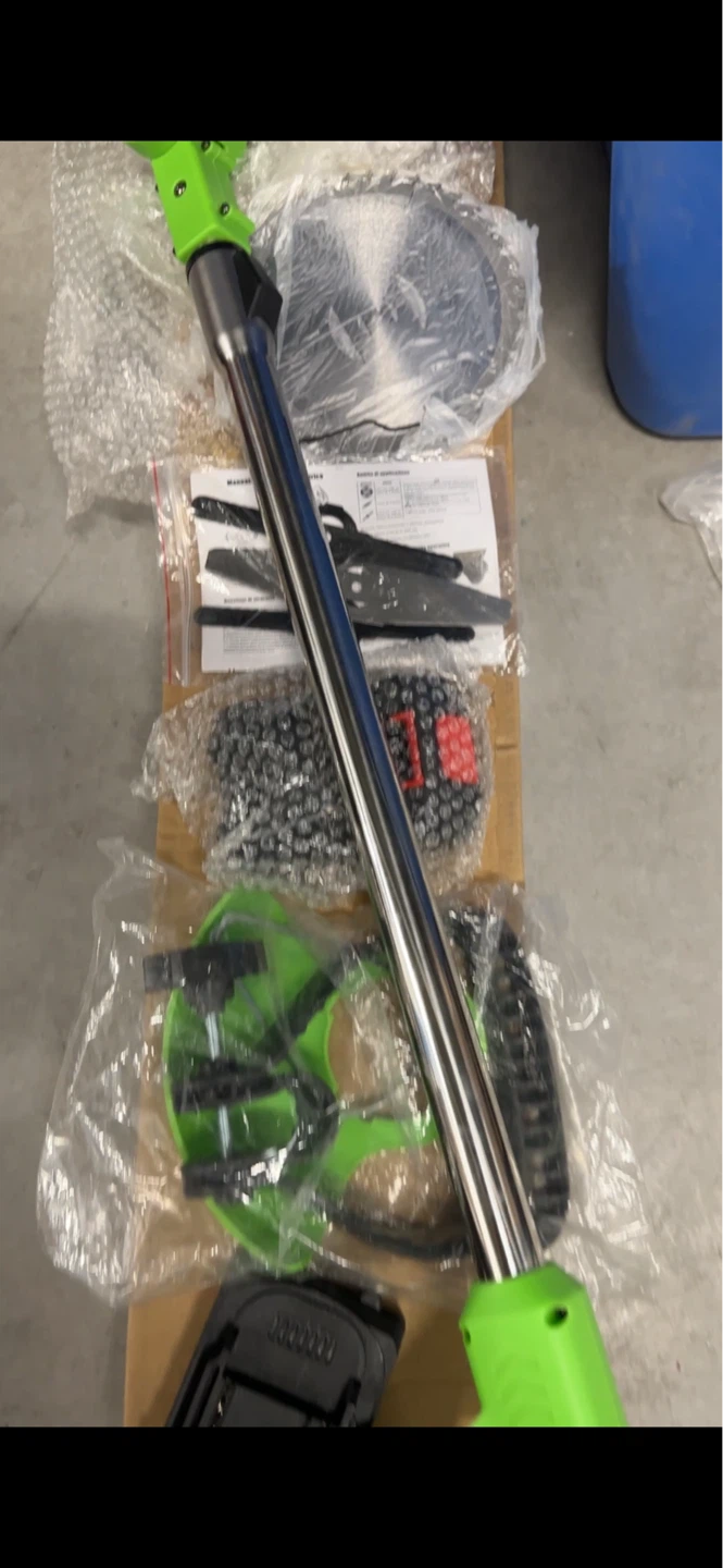 Green Cordless Electric String Trimmer/Edger - photo 2