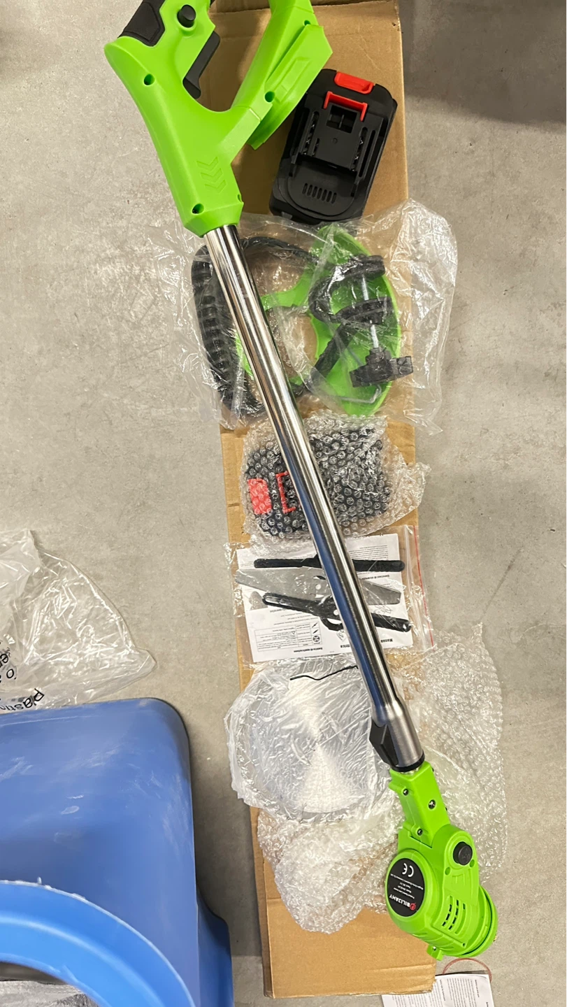 Green Cordless Electric String Trimmer/Edger