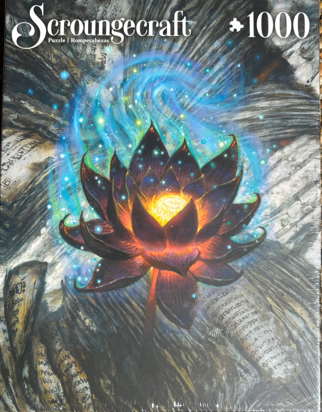 Puzzle BNIB - Scrougecraft Scorched Lotus 1000 Piece Puzzle