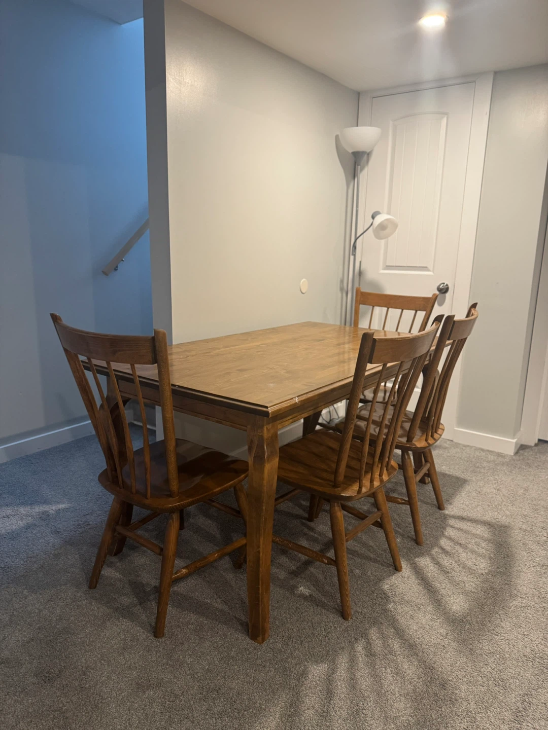 Wooden Dining Table with 4 Chairs - photo 4