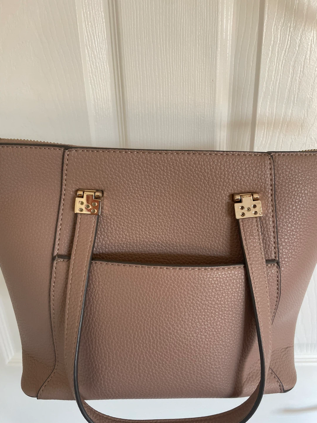 Indigo Taupe Faux Leather Shoulder Bag - photo 2