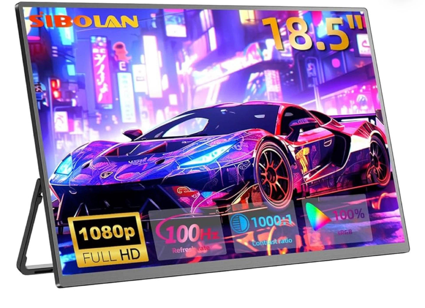 SIBOLAN 18.5" 1080p Portable Monitor