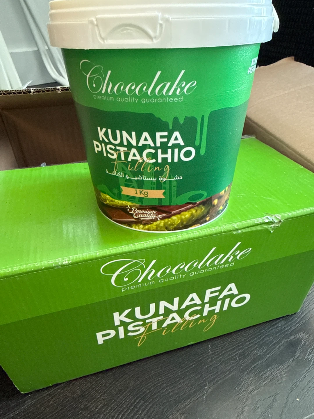 Chocolake Kunafa Pistachio Filling 1kg (2 of them)