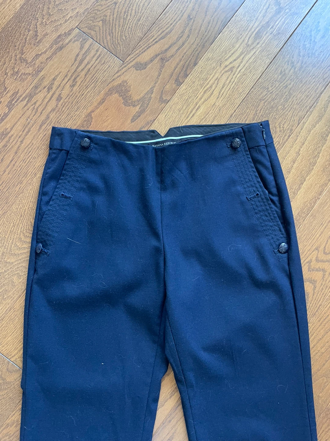 Banana Republic Logan Pants Size 4 Navy - photo 2