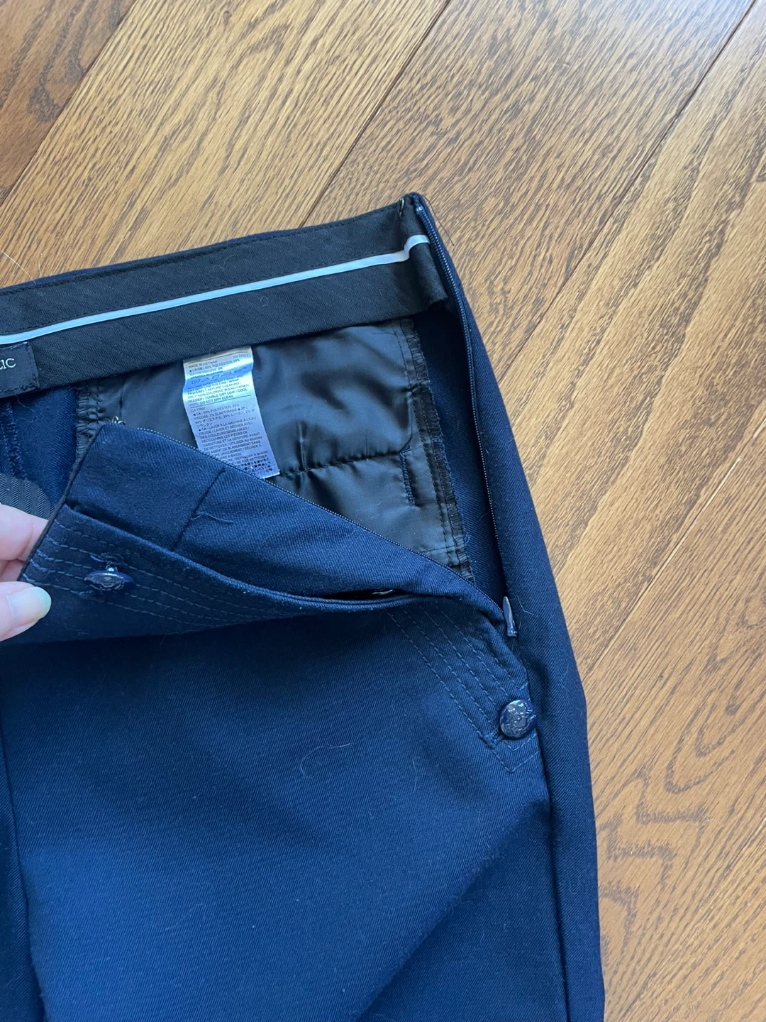 Banana Republic Logan Pants Size 4 Navy - photo 4
