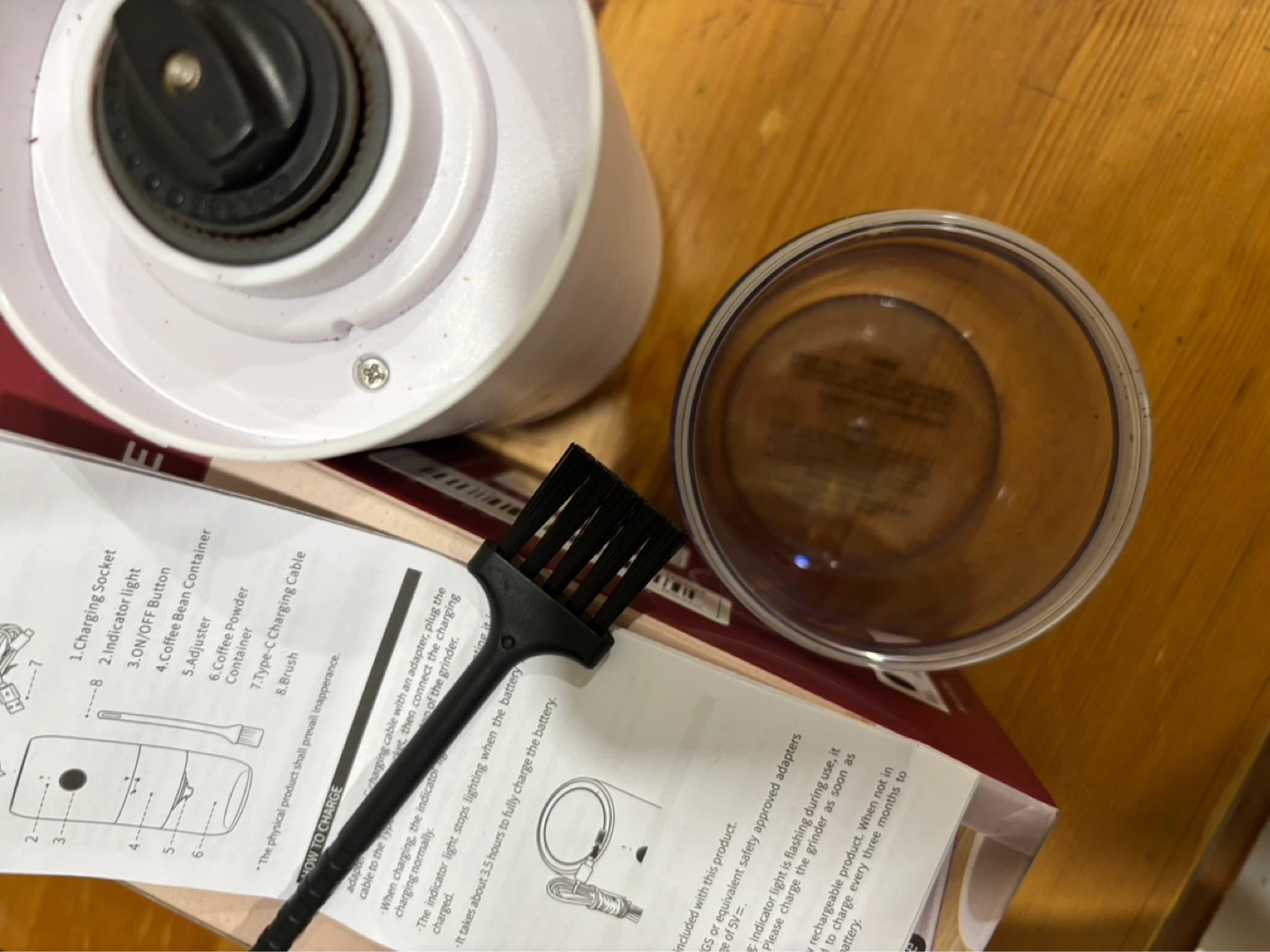 Cliton Rechargeable Electric Coffee Grinder - photo 3