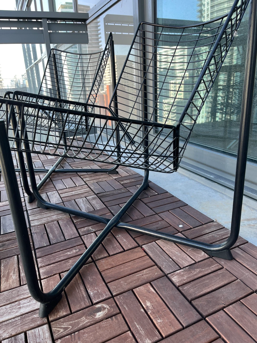 IKEA SKÅLBODA Armchair, Black balcony chair - photo 2