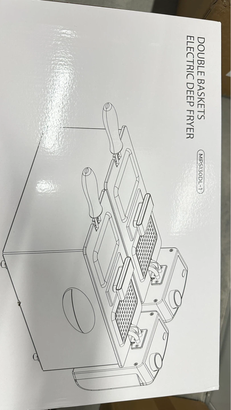 Double Baskets Electric Deep Fryer