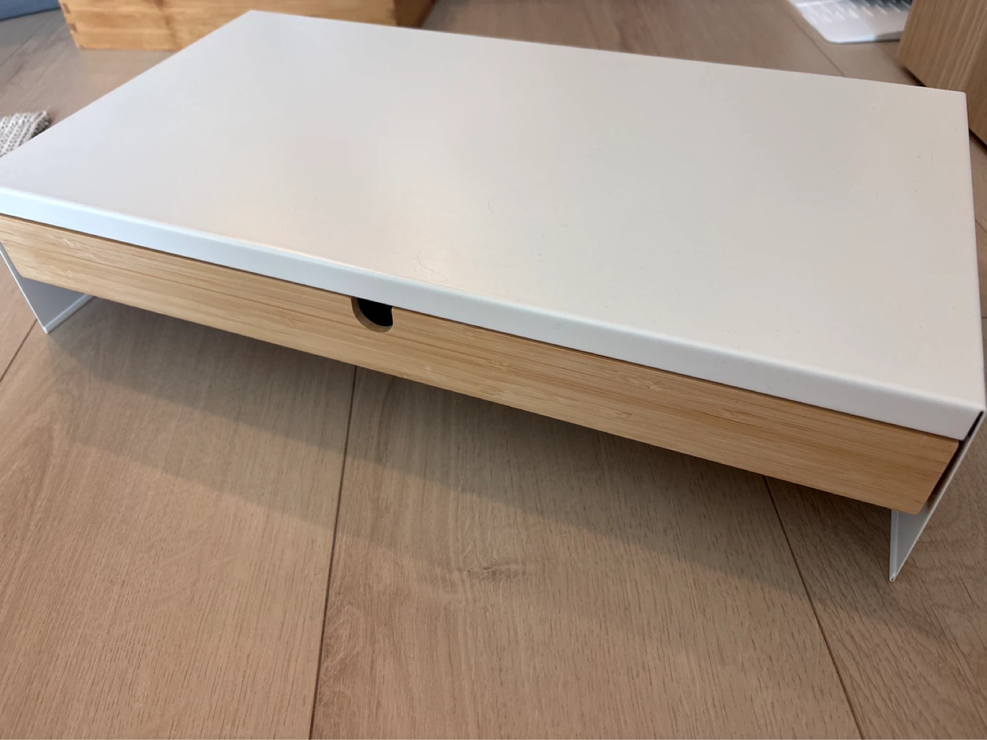 Ikea Monitor Stand Riser with Drawer