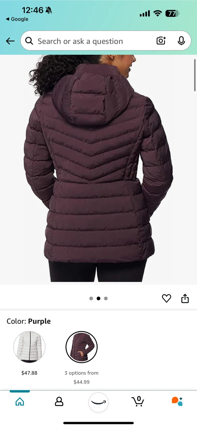 Purple Puffer Jacket - photo 4