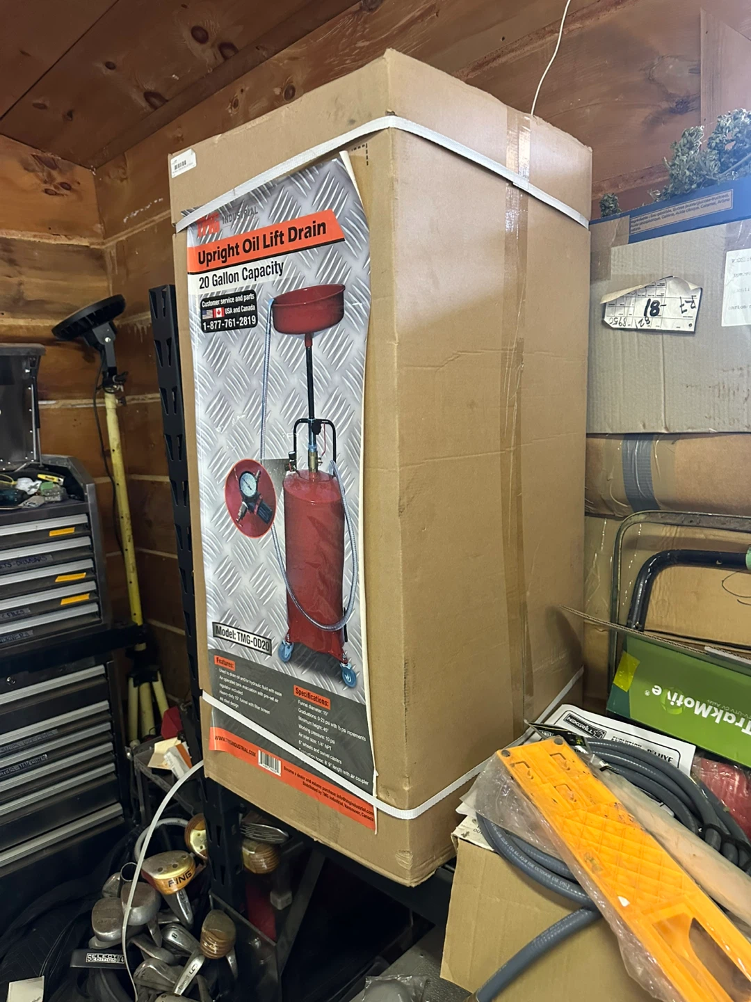 TMC Industrial Upright Oil Lift Drain 20 Gallon Capacity - photo 2