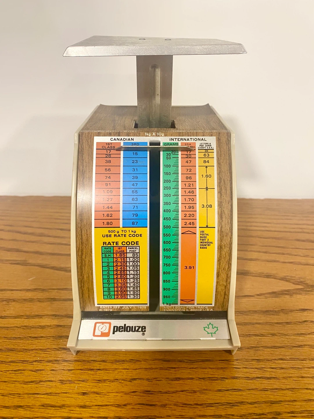 Vintage Pelouze postal scale