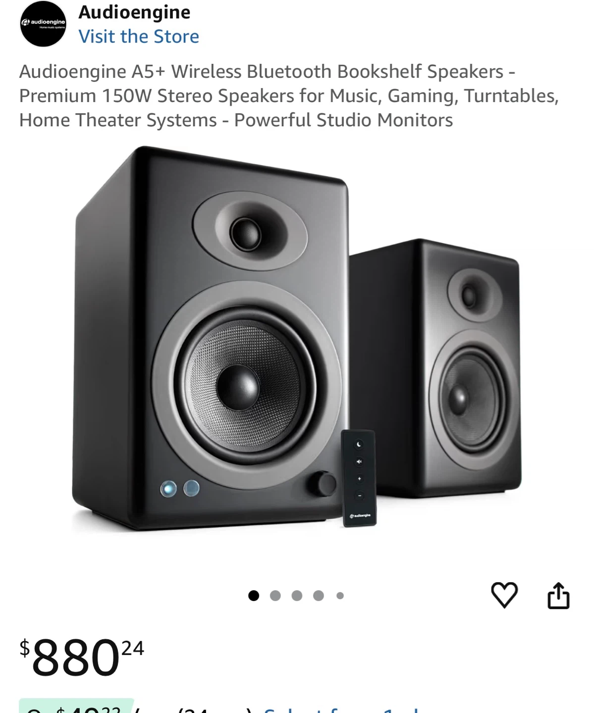 Audioengine A5+ Premium Powered Speaker System - photo 2