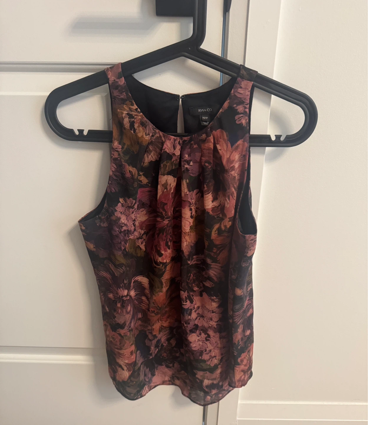RW&CO. Floral Sleeveless Top - Size XS