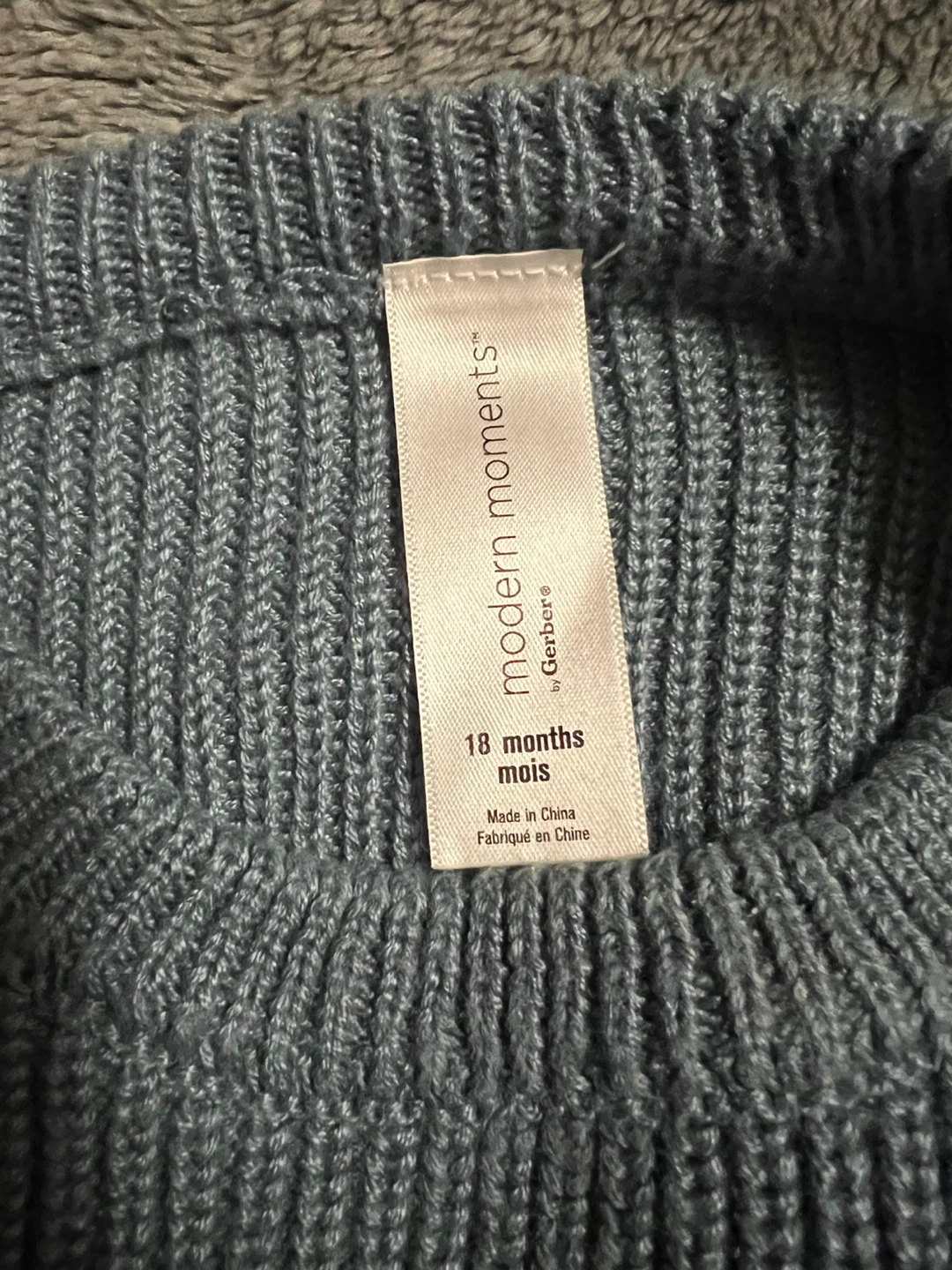 Modern Moments by Gerber "lil bro" Sweater - 18 Months - photo 4