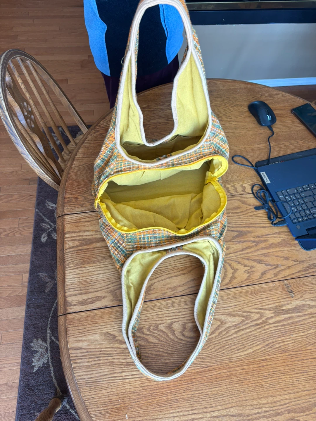 Tweed Plaid Shoulder Bag - photo 2