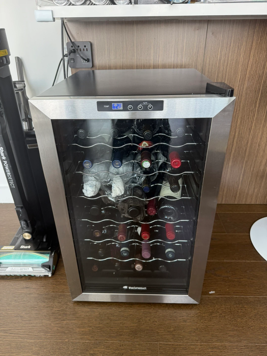 Wine Enthusiast 28-Bottle Wine Cooler Fridge