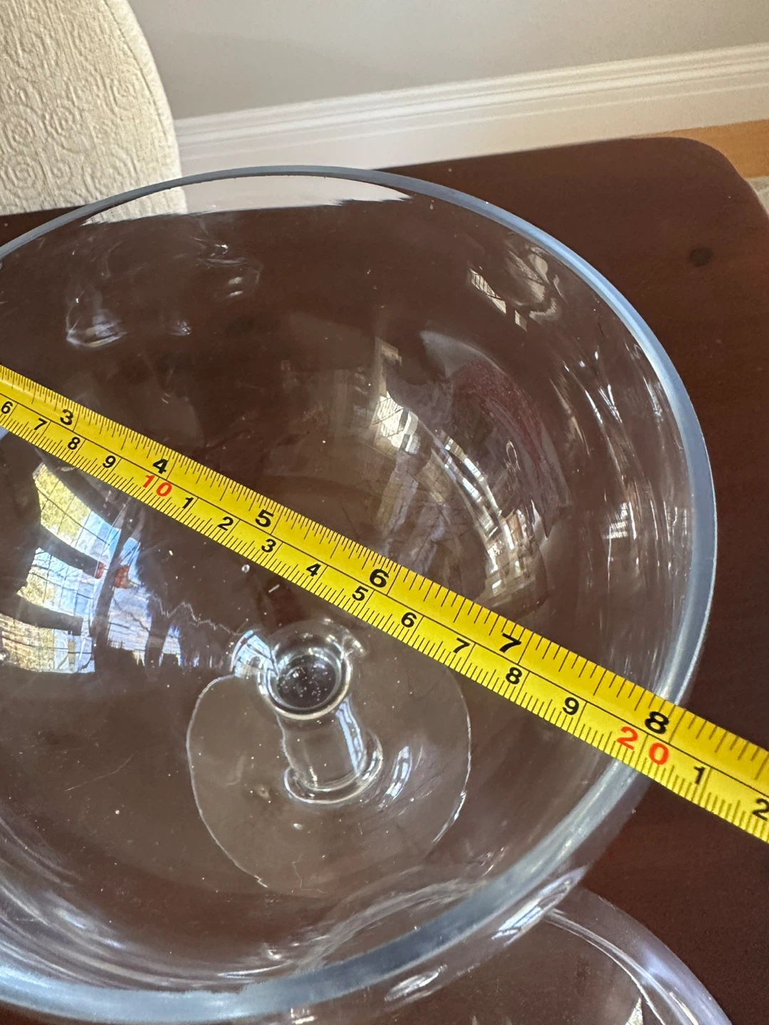 Clear Glass Pedestal Candy Dish with Lid - photo 2
