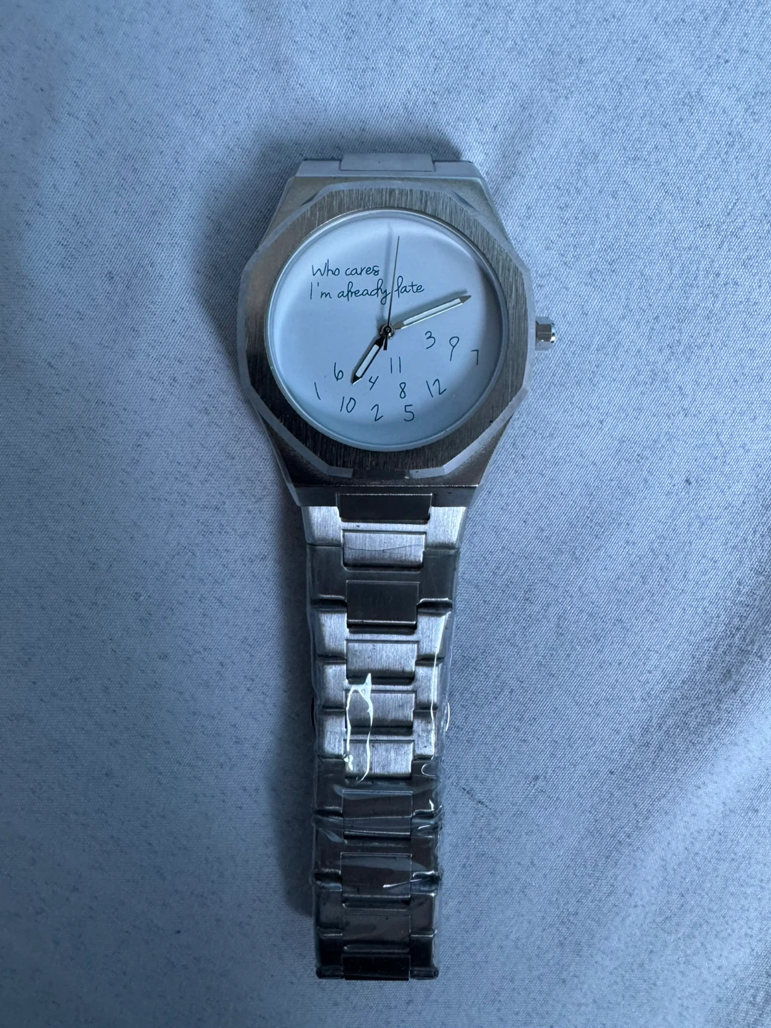 Who Cares I’m Already Late” Novelty Watch