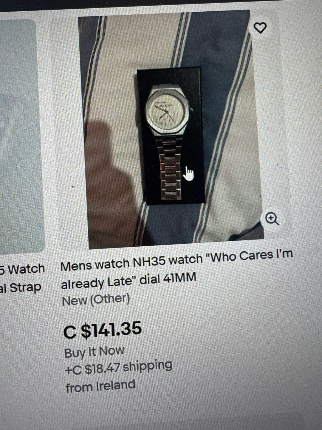 Who Cares I’m Already Late” Novelty Watch - photo 5