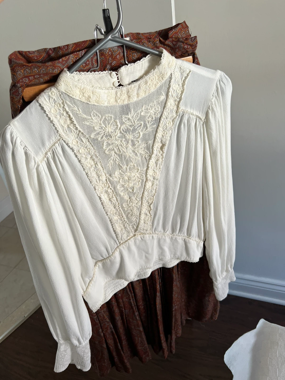 Ports International Vintage Paisley Midi Skirt and Blouse Set - photo 5