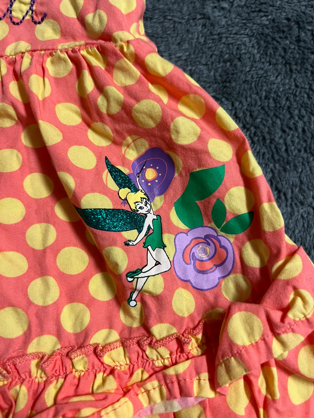 Disney Fairies Tinkerbell Polka Dot Dress - 18 months - photo 3