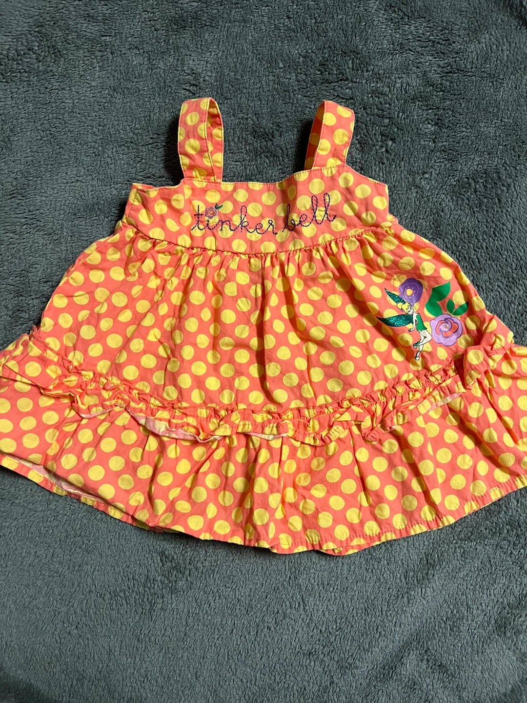 Disney Fairies Tinkerbell Polka Dot Dress - 18 months - photo 2