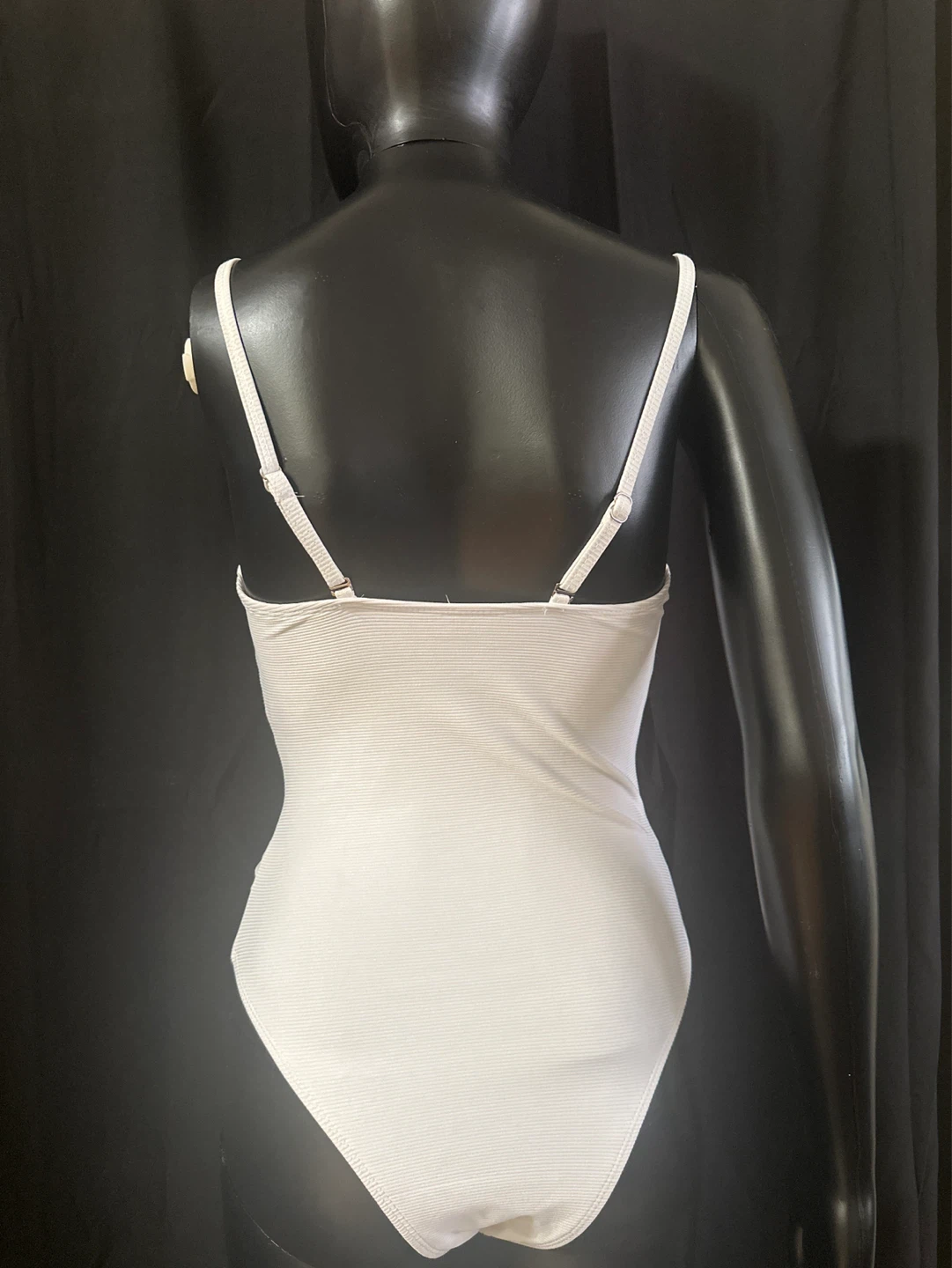 White Ruched Bodysuit - photo 2