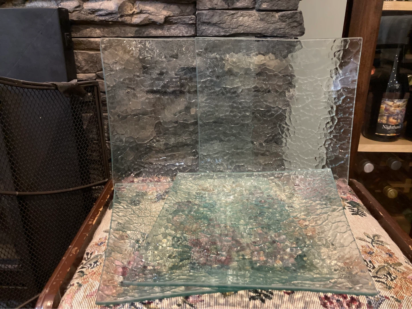 Textured Glass Plates (Set of 12) - photo 3