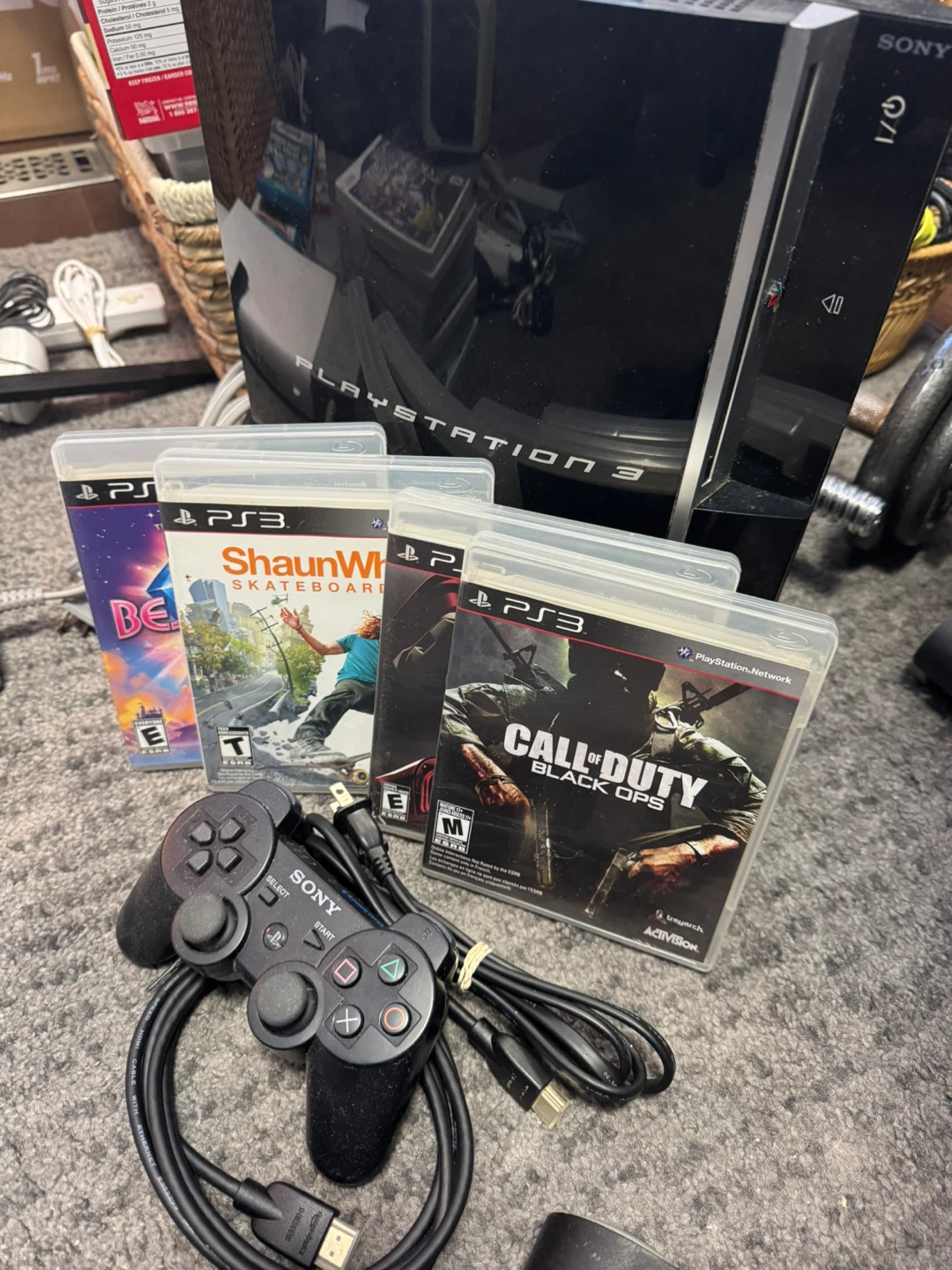 PlayStation 3 [FAT] 40GB - Modded + 4 Games