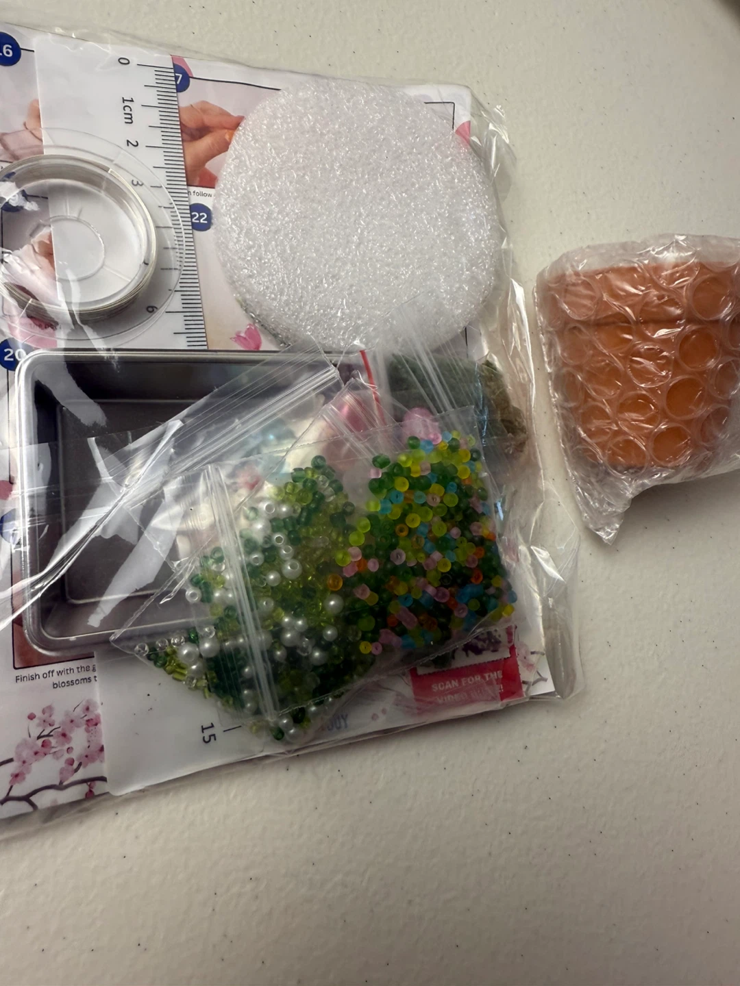 Beaded Blossom Pot Craft Kit - photo 3