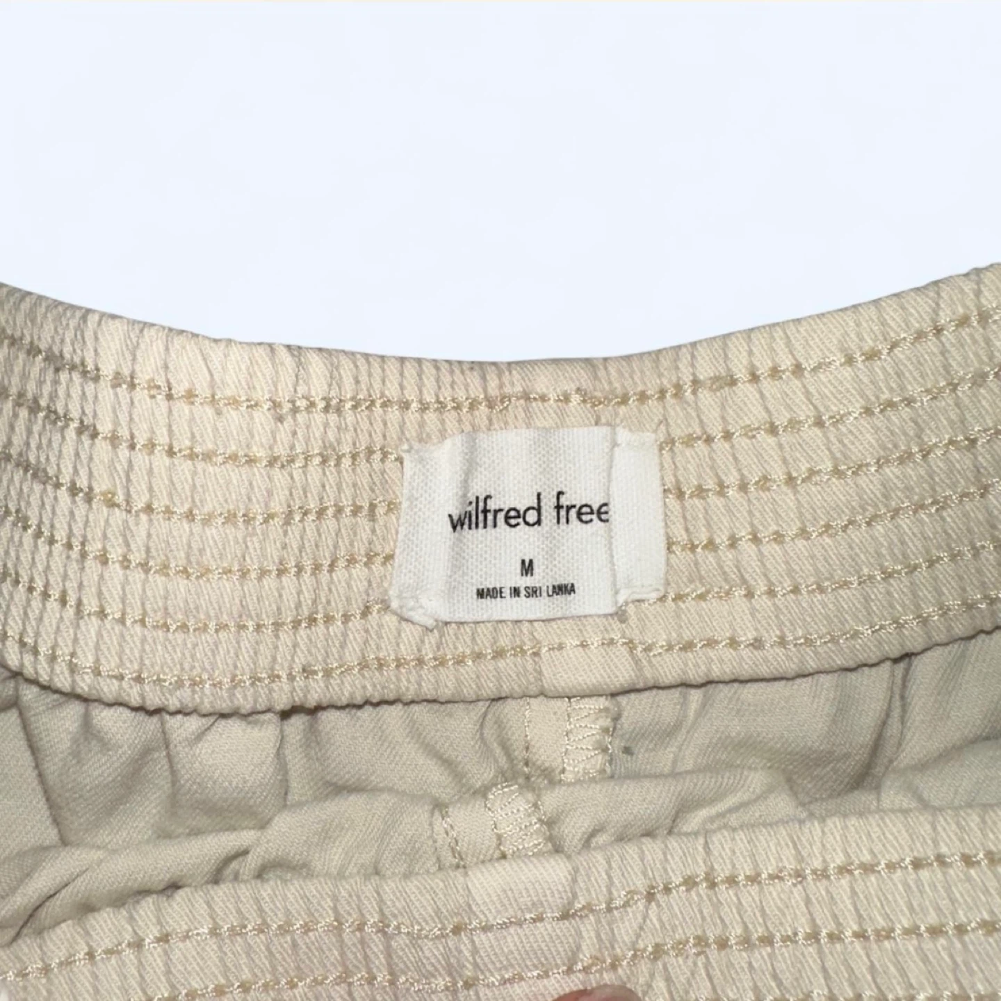 Medium Wilfred Free Women's Beige Shorts Size M - photo 2